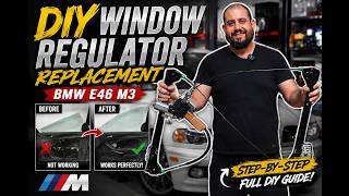 Fix Your BMW E46 M3 Window! Complete Window Regulator DIY & Adjustment