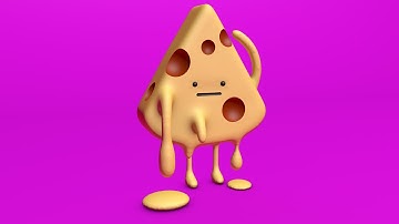 Cheese Personage (SPEED ART) Volume Builder Cinema 4D