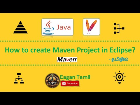 How to create a Maven project in Eclipse? #tamil #java #eclipse #maven #project