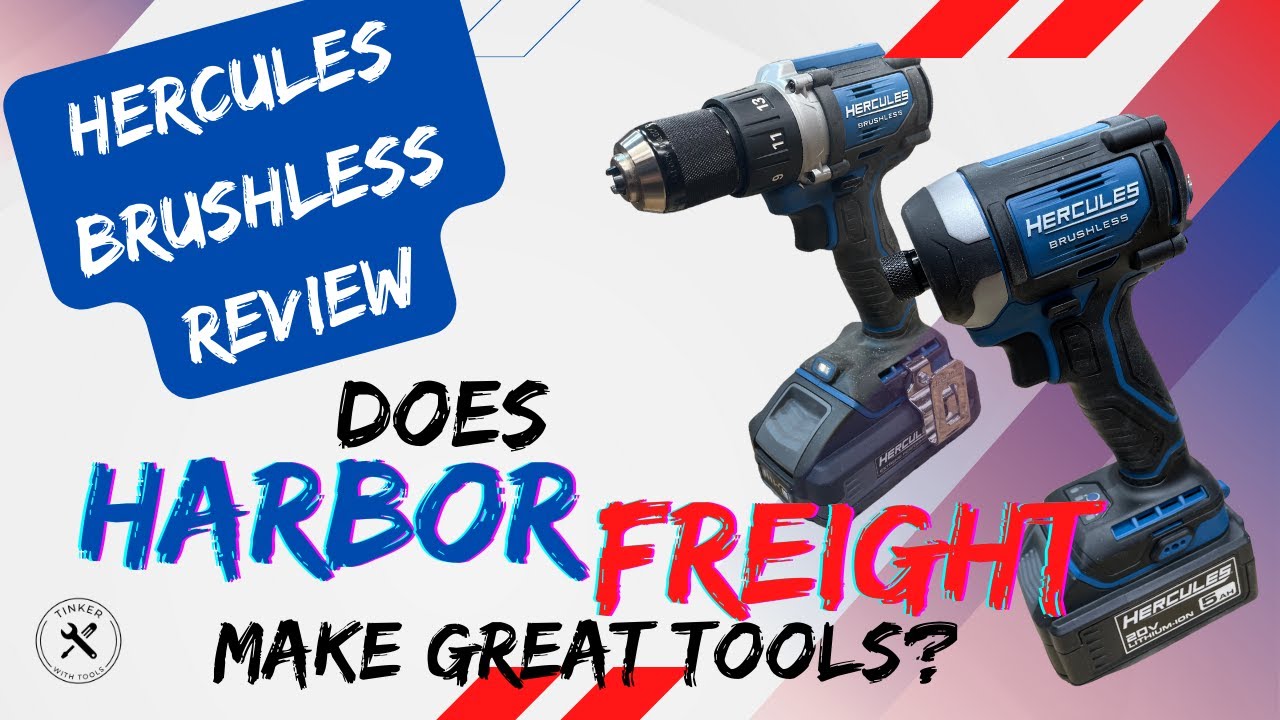 Is Hercules Pro Grade? Harbor Freight Hercules Brushless Drill and Impact  Review 