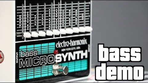 Electro-Harmonix Bass Micro Synth Demo