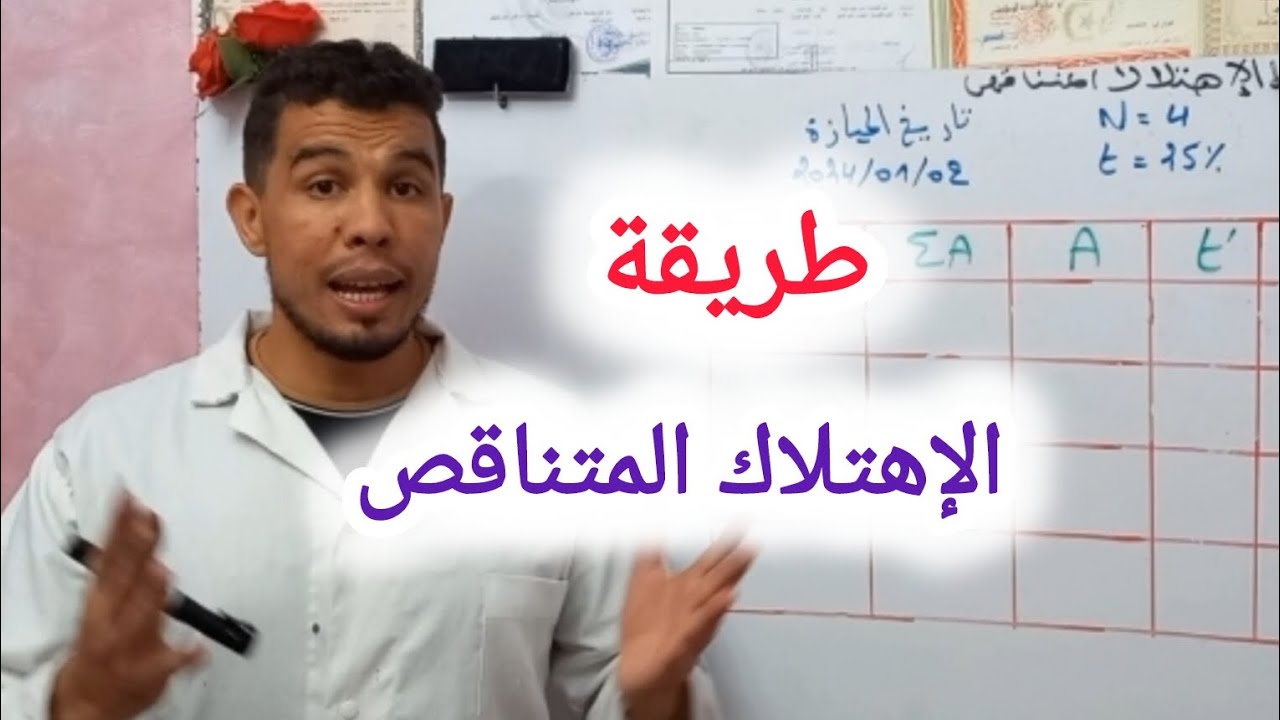 طريقة الاهتلاك المتناقص 