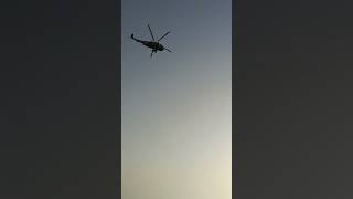 Pakistan Navy helicopter Flying over Ocean #shorts