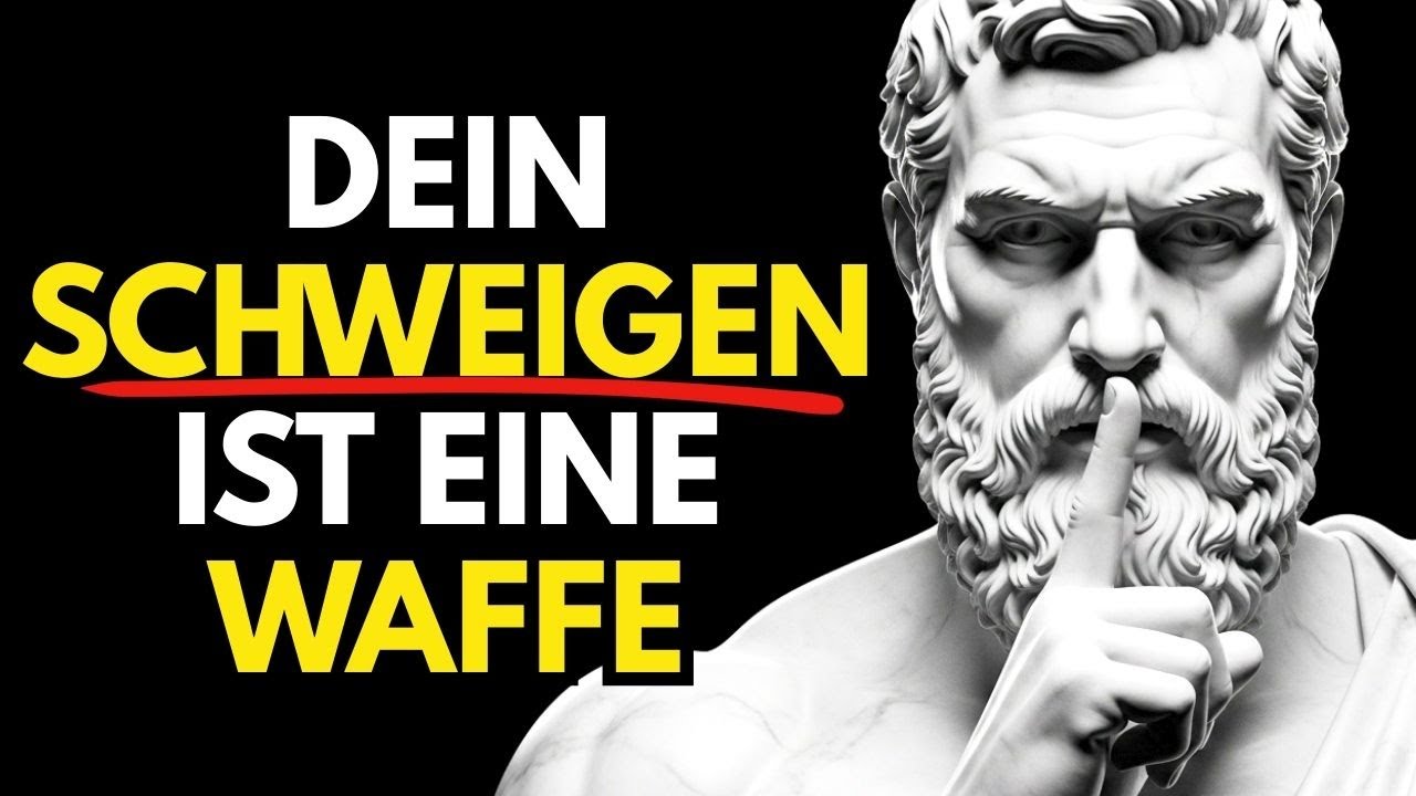Hör auf zu REAGIEREN: Schweigen ist die MÄCHTIGSTE Antwort | Stoizismus