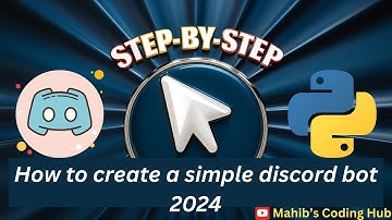 Create Your First Discord Bot TODAY (Python Tutorial) | Discord.py | Mahib