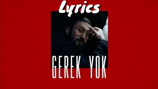 Joker - Gerek Yok (Lyrics Video)