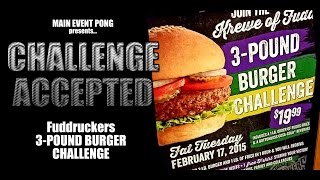Fuddruckers 3-Pound Burger Challenge | Challenge Accepted