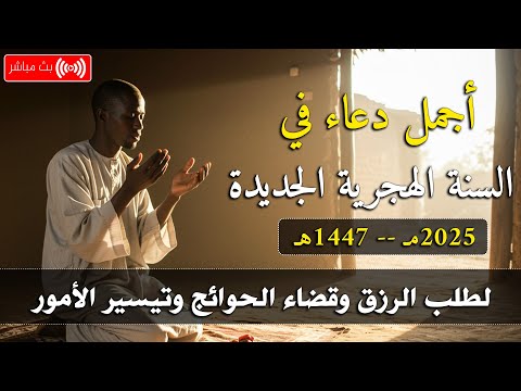 دعاء استقبال عام هجرى جديد 1447 بنية جلب الرزق وقضاء الدين وتفريج الهم وتيسير الأمور باذن الله
