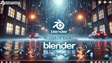 How to Create Realistic Rain in Blender 3d | Beginner Tutorial