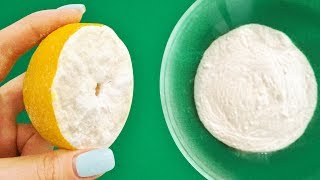 レモン汁と重曹を合わせると、驚きの結果が！