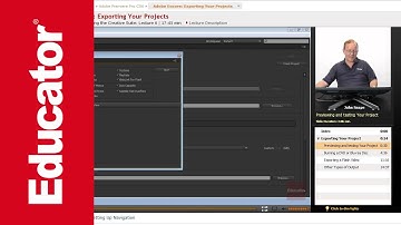 "Exporting Your Projects" | Adobe Premiere Pro CS6 with Educator.com