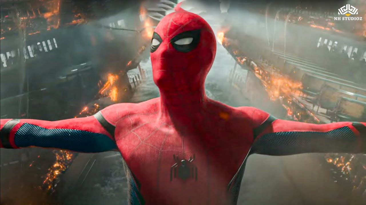 बीच समुंदर में हुई स्पाइडरमैन की लड़ाई। Spiderman Homecoming | Action Movie Scene