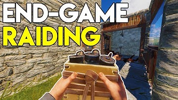 END-GAME RAIDING and COUNTER RAID! - Rust Survival #23