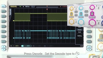 RIGOL Oscilloscope Use of I2C Bus to Trigger and Decode by Saelig
