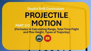 Projectile Motion Part 2/2 (Types of Trajectories and Derived Formulas to Unknown Variables)