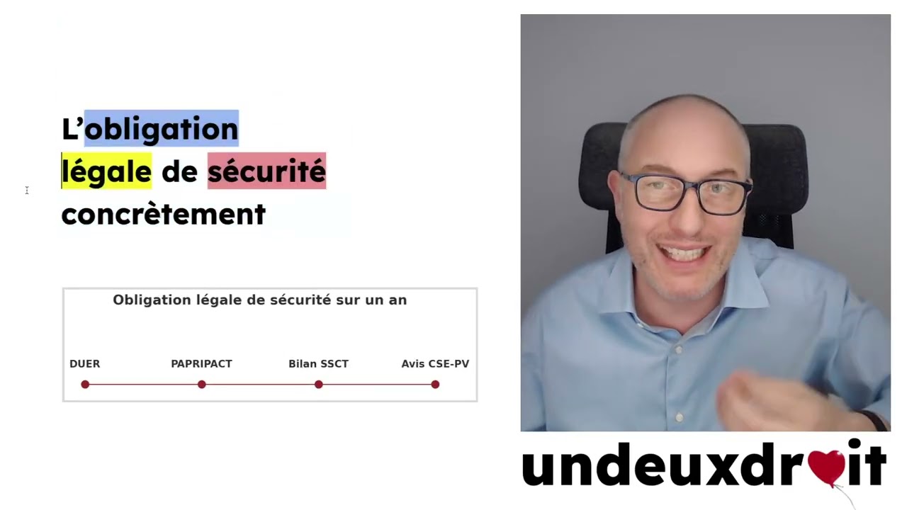 ⚠️ L’obligation légale de sécurité concrètement ⚠️