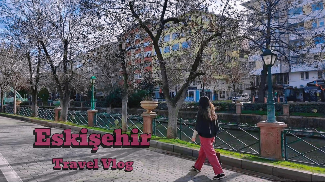 Однодневная поездка в Эскишехир | Приятные моменты в городе, кафе и вкусная еда, Silent Vlog