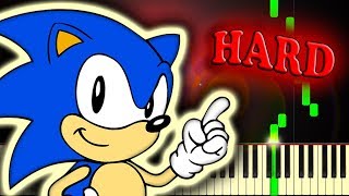 GREEN HILL ZONE from SONIC THE HEDGEHOG - Piano Tutorial chords