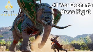 Creed Origins All War Elephants Location and Boss Fight / - FPS / RTX 2060 Super YouTube