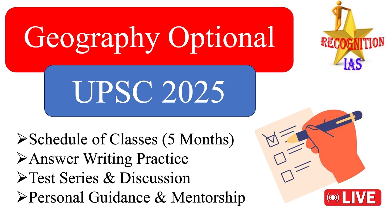 5 Months Plan l Geography Optional Classes for UPSC 2025 - YouTube