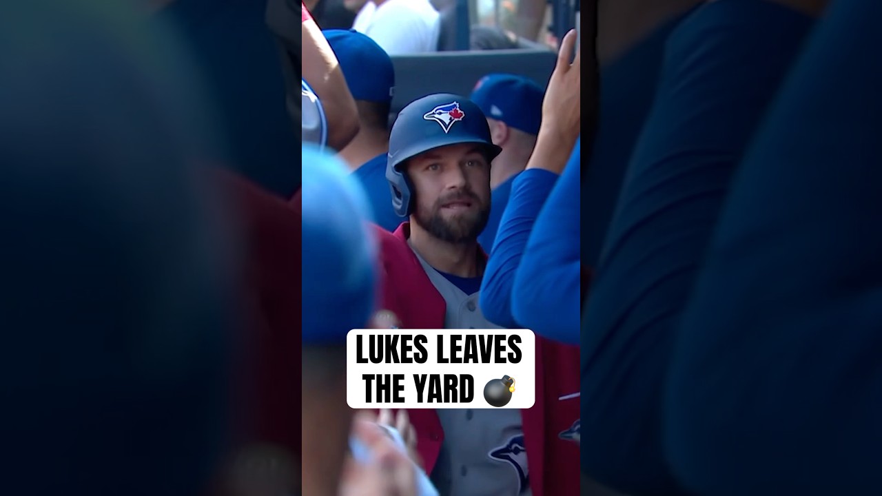 Nathan Lukes comes up big again 👏 #MLB #Toronto #BlueJays #PlayersWeekend