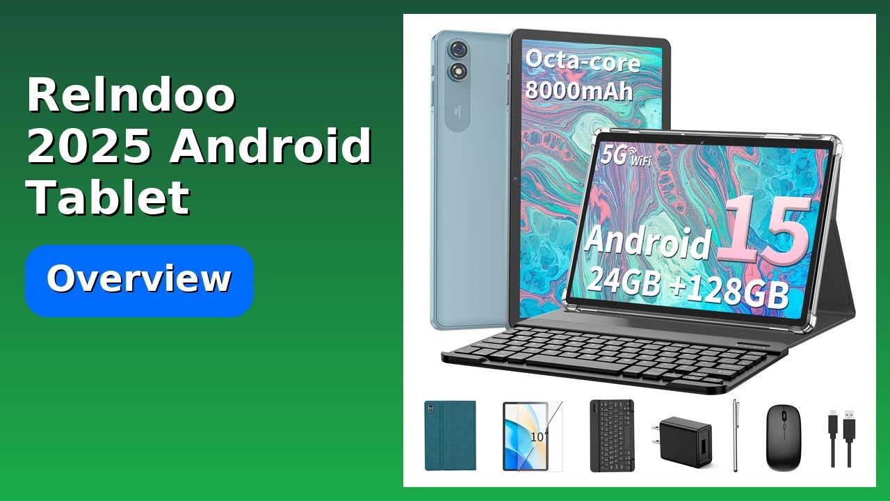 Relndoo Android Tablet REVIEW (2026): Relndoo 2025 Android Tablet. Features. - YouTube