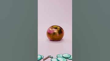 Minecraft RTX Golden Apple Cloth Simulation in Blender 3D