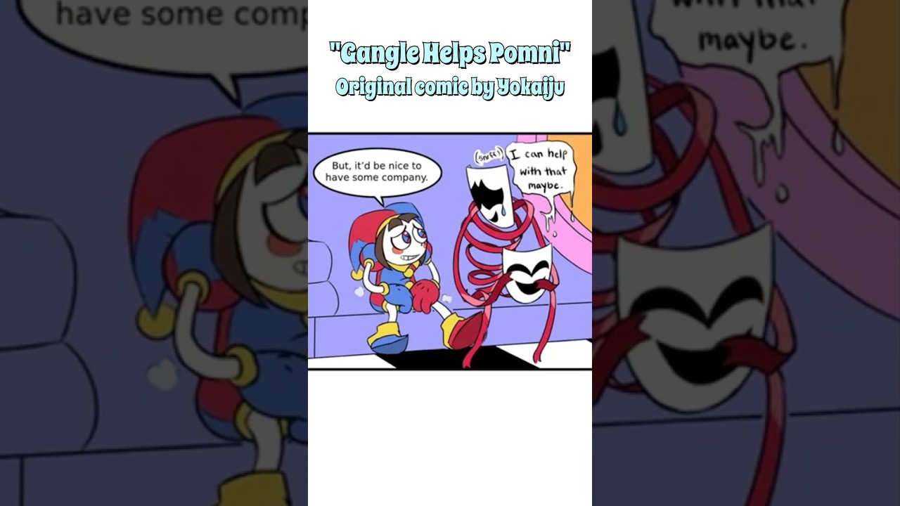Gangle Helps Pomni (The Amazing Digital Circus comic dub) 