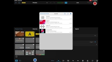 Gathering videos from Switcher Studio sources and creating a composition.