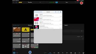 Gathering videos from Switcher Studio sources and creating a composition.