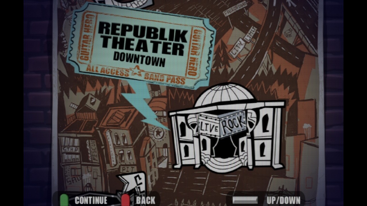 🎸 Guitar Hero (2005) – Parte IV | Luzes da Downtown | Republik Theater | Playthrough