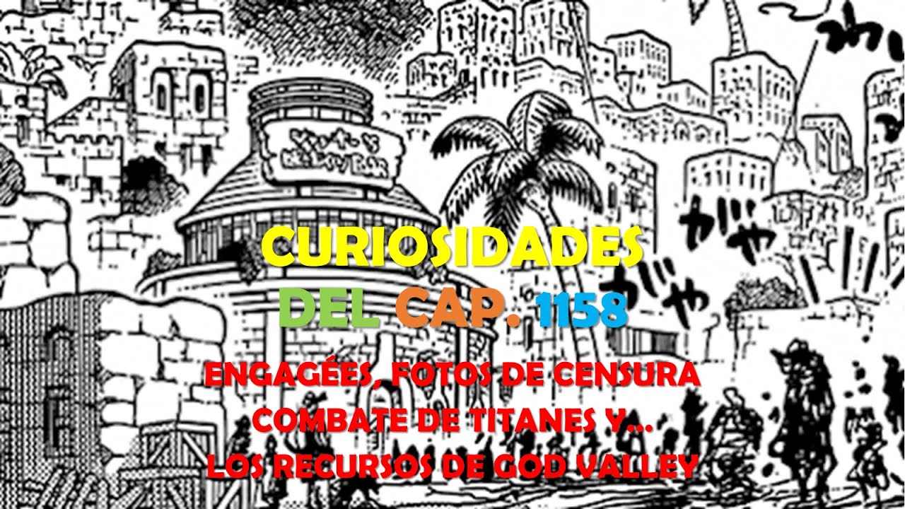 CURIOSIDADES DEL CAPITULO 1158 ONE PIECE