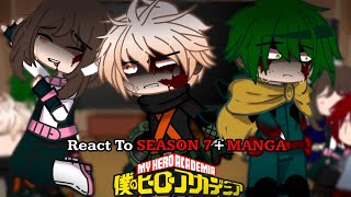 Cl 1-A React To Season 7Manga 12 Bkdk Tgck Mha Au