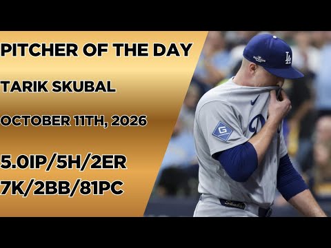 Tarik Skubal Postseason Pitcher of The Day Highlights on October 11th, 2026