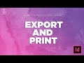 InDesign Tutorial Exporting and Printing