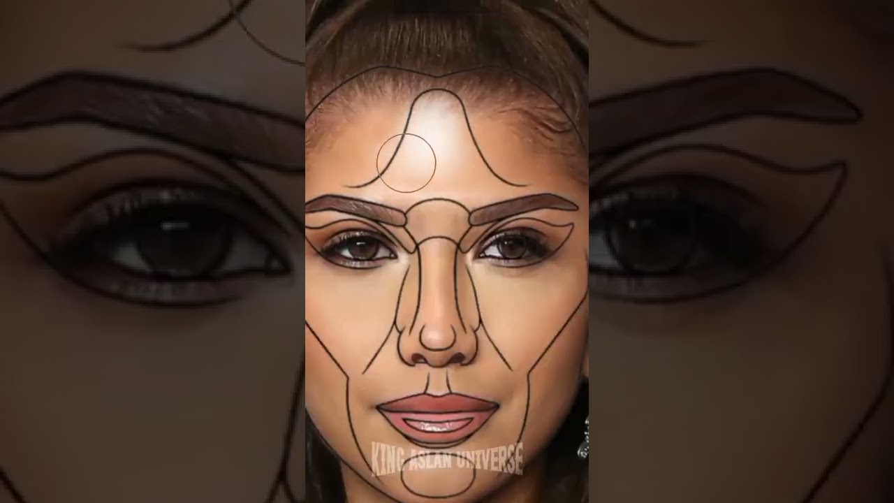 I tried the "Perfect Face" on Zendaya 😙🤗 