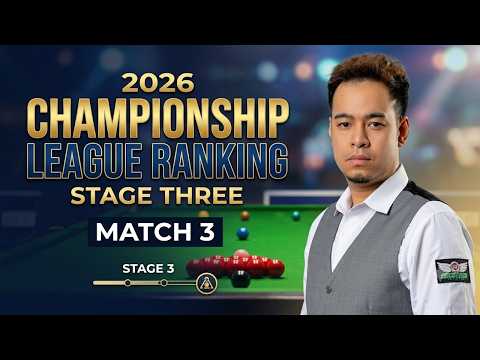หมู ปากน้ำ Vs เดวิด กิลเบิร์ต | แชมเปี้ยนชิพลีกแรงค์กิ้ง 2026 | Stage Three
