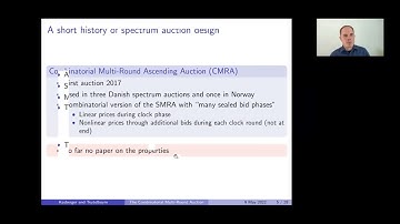 Bernhard Kasberger: The Combinatorial Multi-Round Ascending Auction