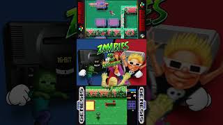 #ZombiesAteMyNeighbors #SNES #MegaDrive #RetroGaming #SegaVsNintendo  #SuperNintendo #segagenesis