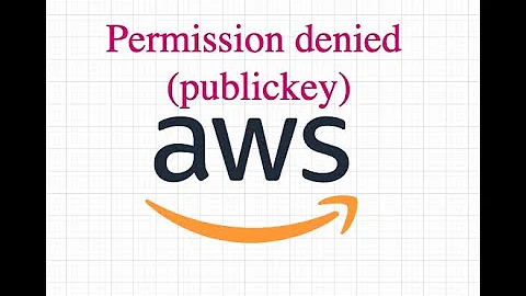 Permission denied (publickey) - AWS Quick fix