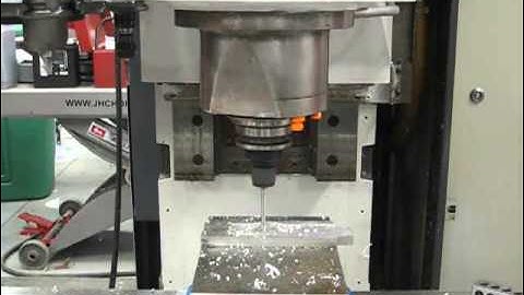 Bridgeport 412 Mach3 CNC Retrofit Tap Testing