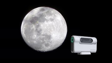 Near Full moon captured with Dwarf II telescope