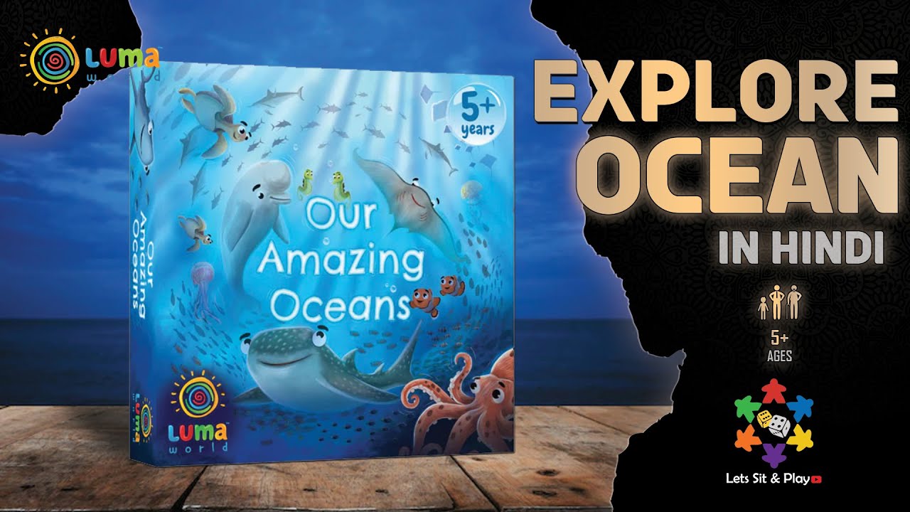 Explore Our Amazing Ocean | 4-in-1 activity kit | Luma World | Let's Sit & Play
