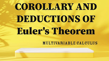 Corollary and deduction of Euler