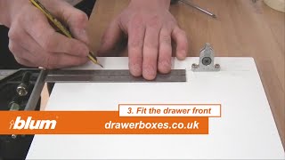 Blum Tandembox Antaro  deep replacement kitchen drawer box  3 of 3   Fit the drawer front