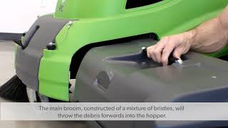 512 Walk-Behind Vacuum Sweeper Video Demonstration