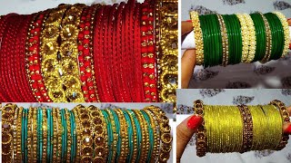 Bangles Collection/ कांच की चूडियों से बढ़ता है सौभाग्य/Bangles Set designs/How to mix match bangles.