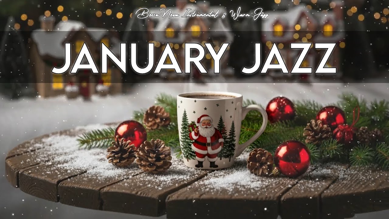 January Jazz ☕❄️ Soft Bossa Instrumentals for Calm Routines, Café Focus & Daily Balance ✨