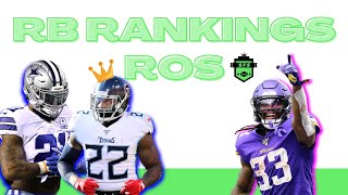 REST OF SEASON RUNNING BACK RANKINGS WEEK 14 - 2020 FANTASY FOOTBALL PLAYOFFS