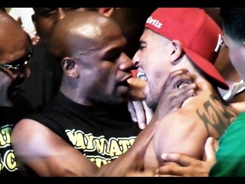 Floyd Mayweather Jr. vs Victor Ortiz: The WEIGH IN @ FIGHTFAN.COM